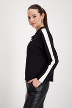 Load image into Gallery viewer, MONARI     L/S Sweat with Contrast Stripe.            808884
