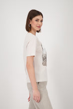 Load image into Gallery viewer, MONARI  T Shirt with rhinestones.  'Road Trip'          808934

