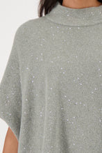 Load image into Gallery viewer, MONARI Cape Sweater with Sequins.  809474
