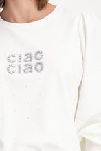 Load image into Gallery viewer, MONARI Jewellery Chain Detail Tee.     809604
