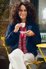 Load image into Gallery viewer, MONARI  Cardigan Jacket Stripe.       410216
