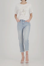 Load and play video in Gallery viewer, MONARI ......Lux T Shirt...........   Gelato Print.     410561
