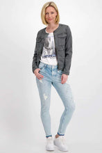 Load image into Gallery viewer, MONARI Destroyed Denim with Rivets.....  406763
